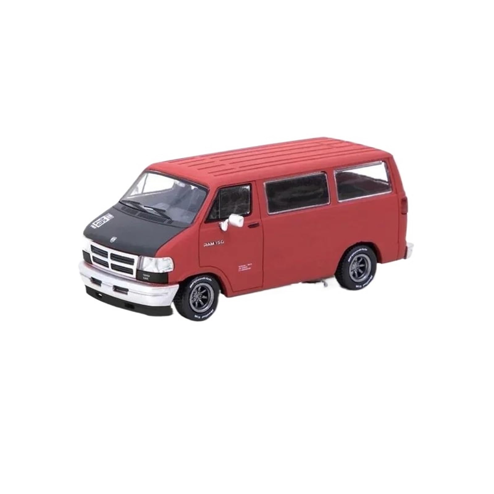 Amazon | ミニカー 1:64 ダッジバン赤ダイキャストカーモデル 