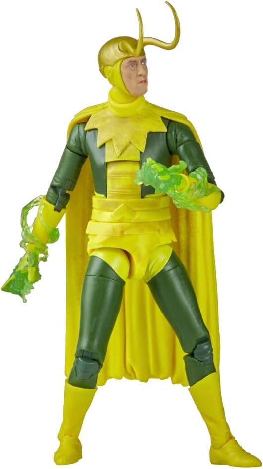 Marvel Legends Series MCU Disney Plus Classic Loki Marvel Action Figure, 5 Accessories and 1 Build-A-Figure Part