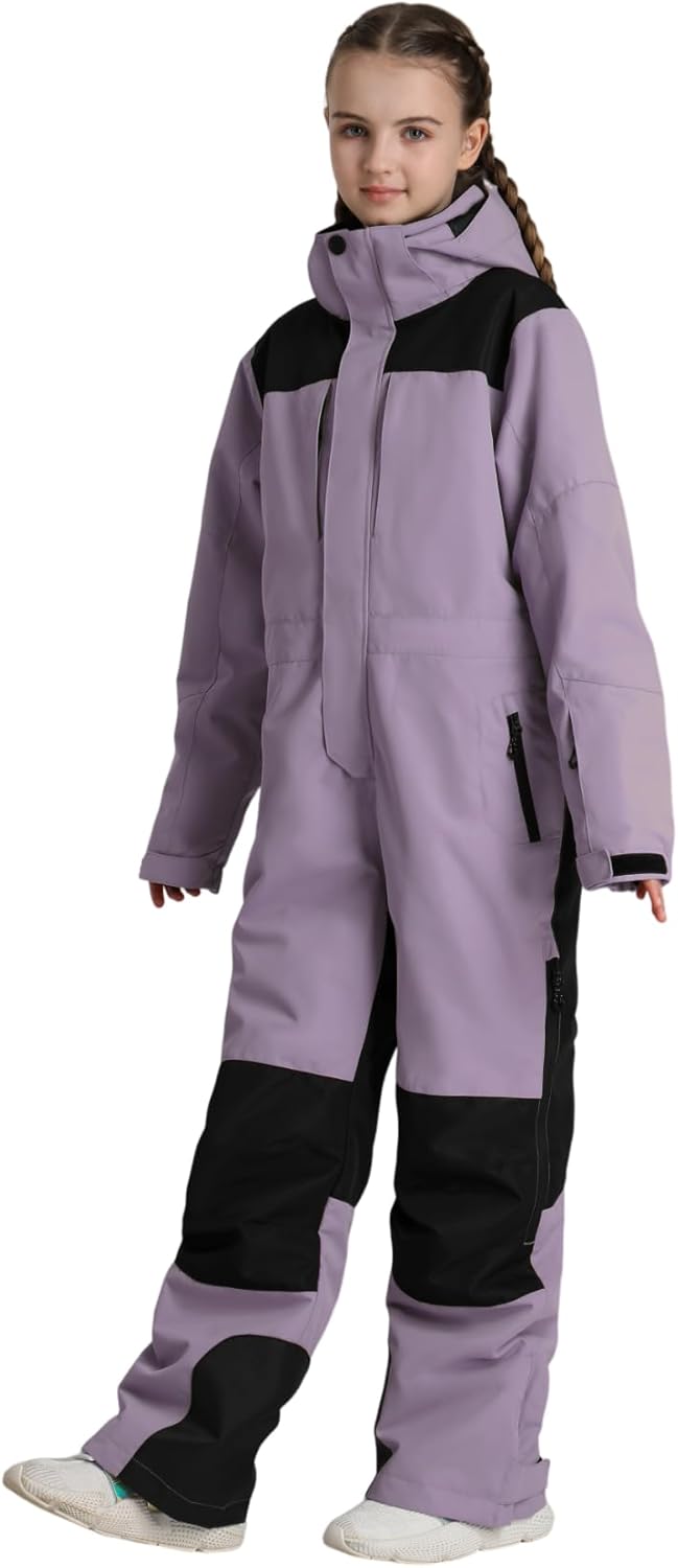 GSOU SNOW Kids Snow Suit One Piece Ski Suit Boys Girls Snowboard Jumpsuits Waterproof Youth Snowsuit Outfit - Image 3