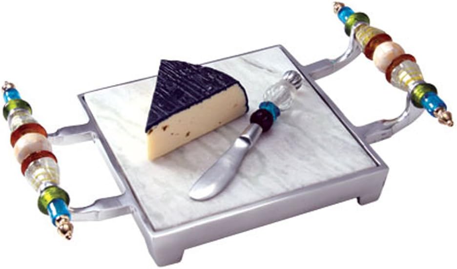 Southwest Beaded Marble Tile Tray