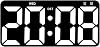 Large LED Display Countdown Timer Calendar Digital Wall Clock with Adjustable Brightness