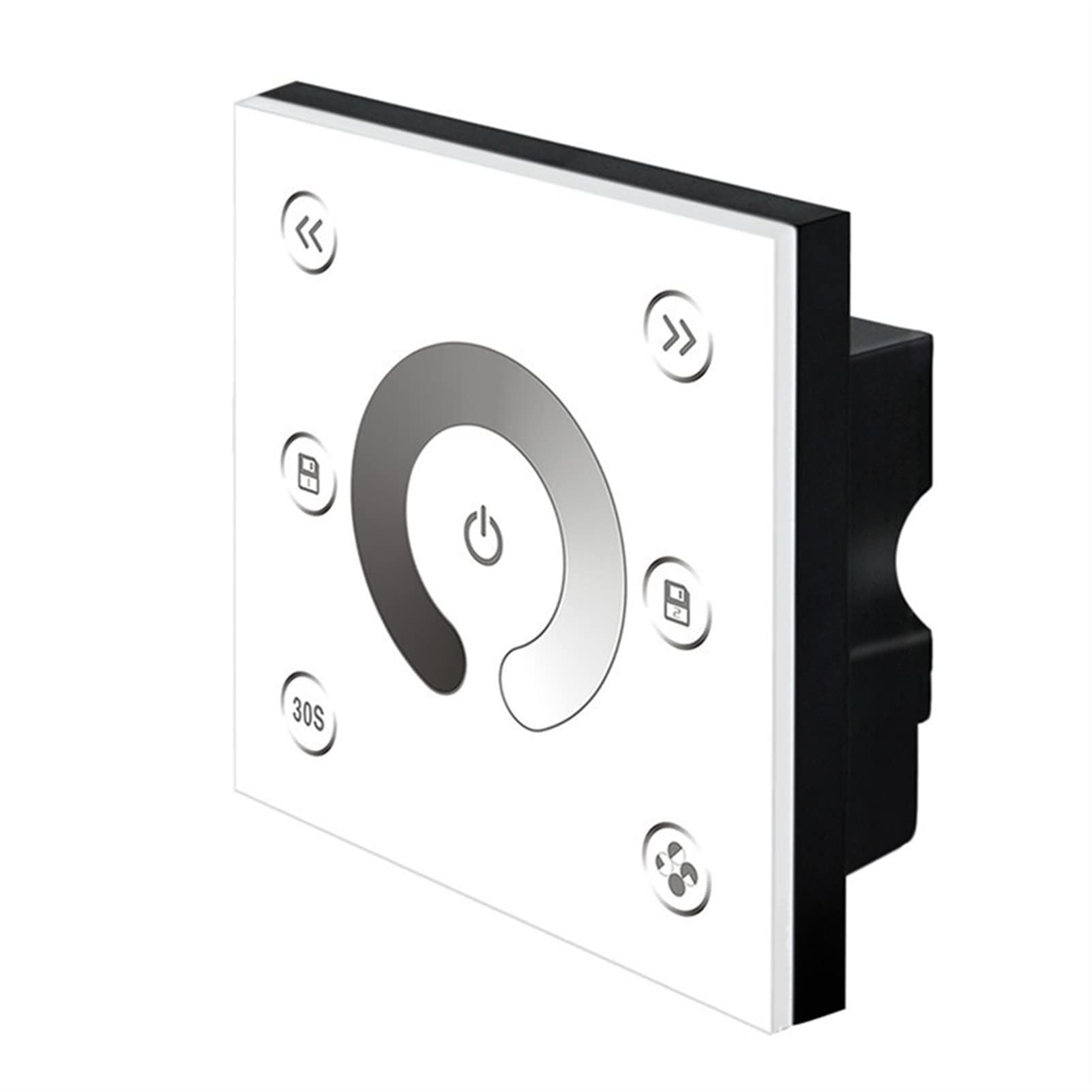 BMINO Led Strip Dimmer 12V 24V Wall Mount Touch Dim P2 CT Color Temperature Controller 4A*4CH MAX 16A Output P3 RGB Strip Controller Dimmer (Color : P1 dimmer)