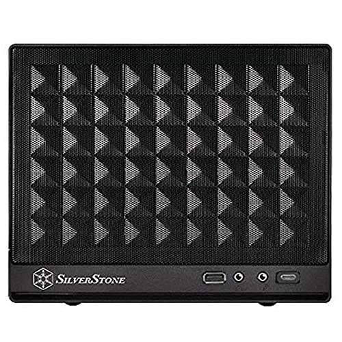 Gabinete para PC Silverstone Technology SUGO SG13, Puerto USB Tipo-C, Ultra Compacto Mini-ITX con Panel Frontal de Malla, Negro, SST-SG13B-C miniatura 2