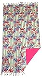  TEXTIL TARRAGO Toalla pareo estampada gigante flamencos rosa 140x170 cm doble