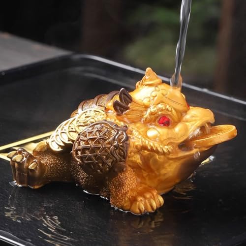 Adornos para mascotas de té y figuras de decoración de oficina para la fortuna 7