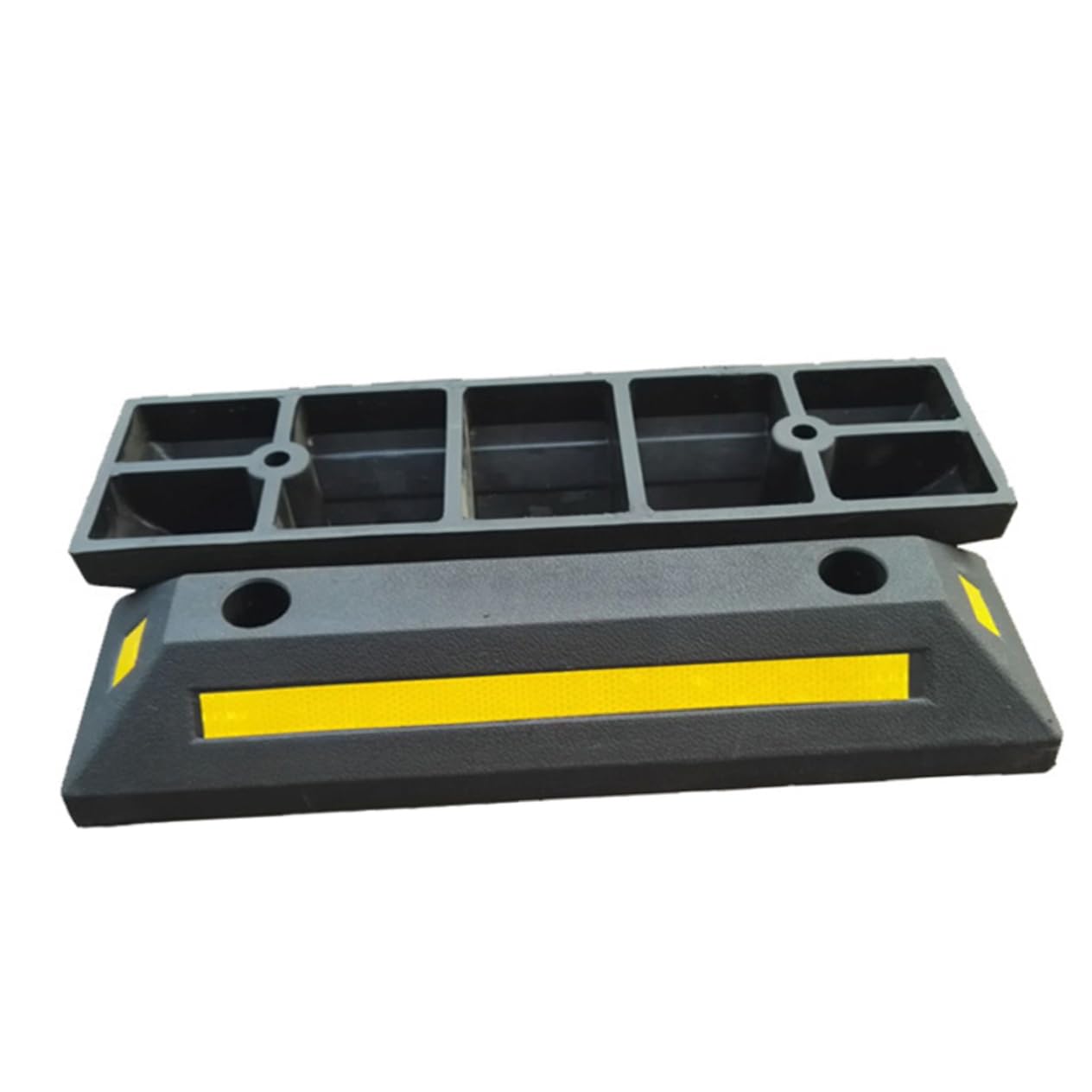 ABOOFAN Stoppkontrolle Reifeneinstellpad Auto-Anti-rutsch-Werkzeug PVC-stoppkontrolle Reifenstopper Mit Schrauben Für Auto LKW Wohnmobil Anhänger Robustes Unterlegkeil Pad