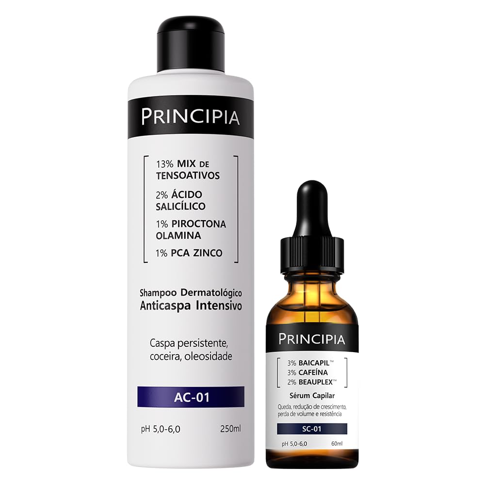 Principia, Kit Shampoo Anticaspa + Sérum Capilar 60ML