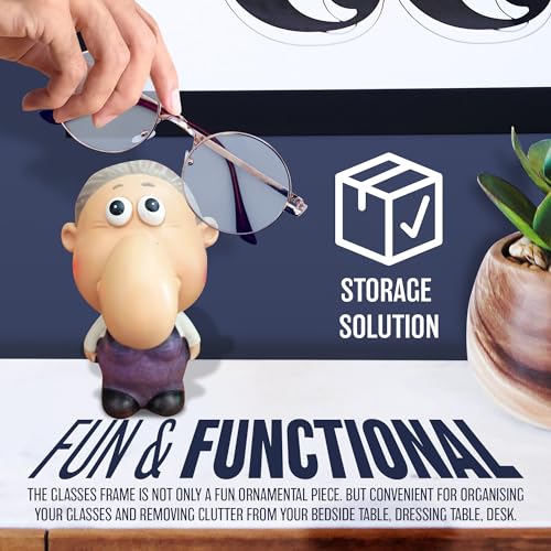 Porta occhiali da vista con naso Grandma