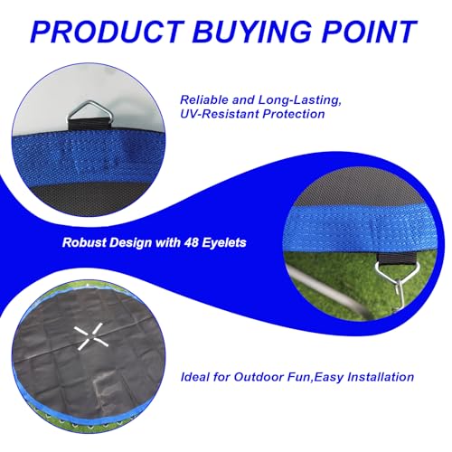 Coussin de protection résistant aux UV tapis de remplacement trampoline