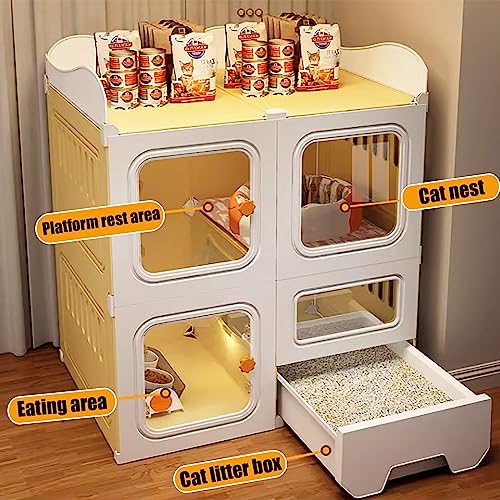 Cage d'intérieur pour chat modulable et enclos pour petits animaux - 3