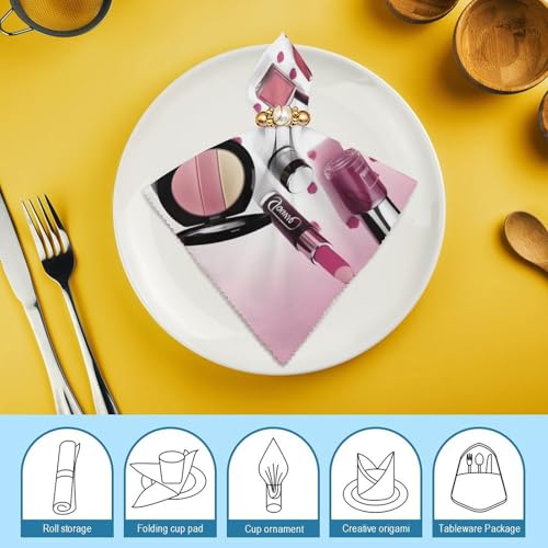 Servilletas de Tela Modern Woman Cosmetic 4 Piezas miniatura 7