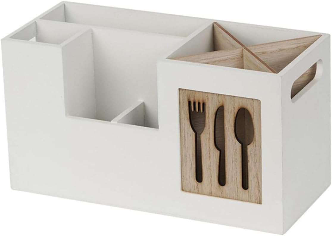 1Pc Holder Utensil Organizer for Kitchen Storage Compact Cutlery Storage Box Material Space Saving Kitchen Accessory