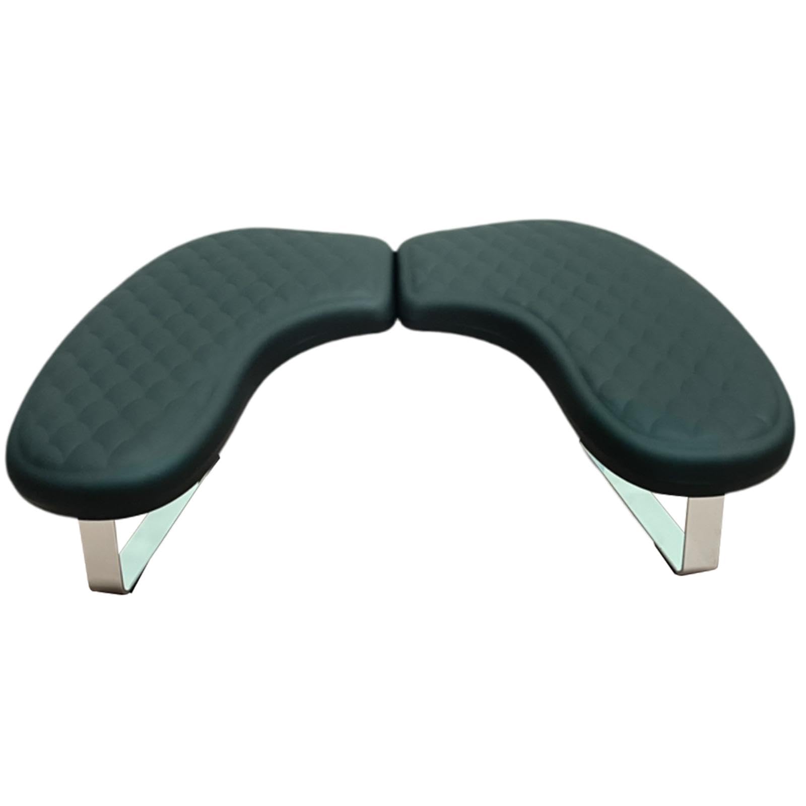 Soporte en U para Manicura, Reposamanos para Uñas, Accesorio de Decoración de Uñas, Cojín Antideslizante, Negro