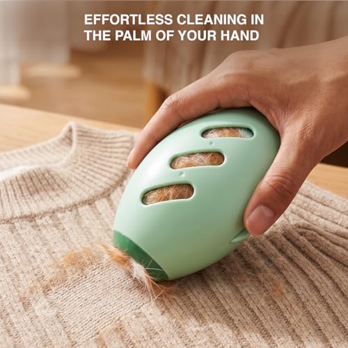 Image of Portable Lint Roller for Pet Hair - Reusable Dog & Cat Fur Remover, Compact Travel-Friendly Hair Remover for Clothes, Furniture & Car Interiors