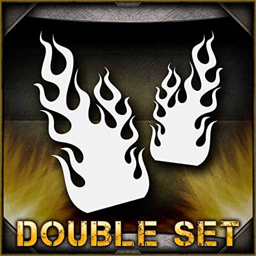Flames 15 AirSick Airbrush Stencil Art Design Template