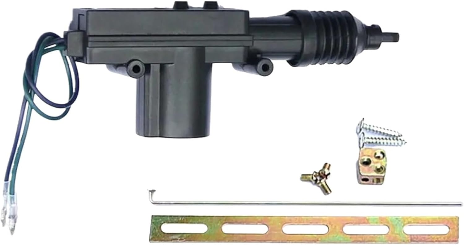 1Set Universal Heavy Duty Power Door Lock Actuator Motor 2 Wire 12V Car Locking System Actuator Single Gun Type Kit