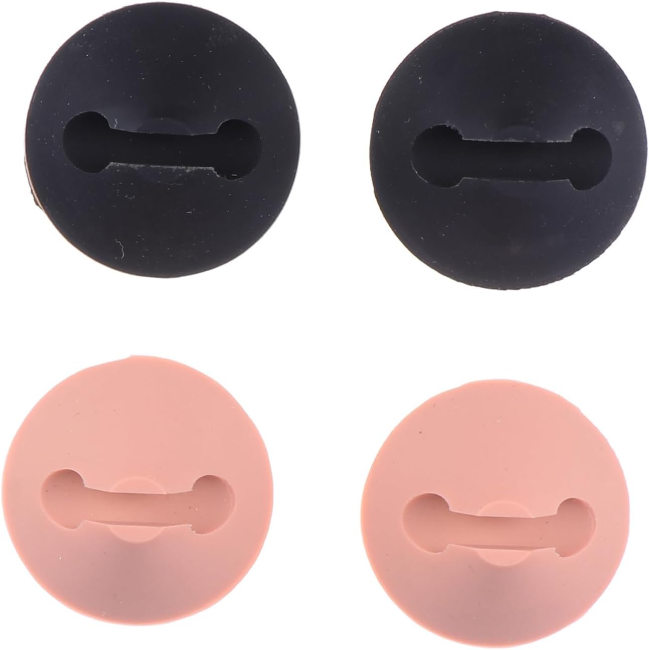 Tofficu Silicone Table Leg Protectors 4 Pcs Furniture Feet Floor Caps Hairpin Leg Covers for Metal Tables Scratch-Resistant and Non-Slip Pads for Hardwood Floors Random Color