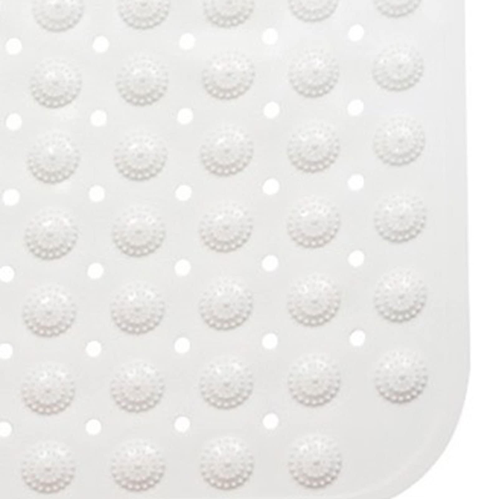 Tappetino da bagno antiscivolo rettangolare antiscivolo tappetino da bagno morbido massaggio ventosa doccia vasca da bagno tappeto (blu)