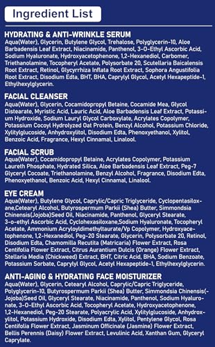 Skin Care for Men, Hydrate, Firm, Anti-Aging & Wrinkle Mens Self Care Facial Face Routine Kit,Birthday Valentines Gift Baskets for Young Men Him Teen Boy Dad Boyfriend Husband Christmas Gifts Ideas - Image 7