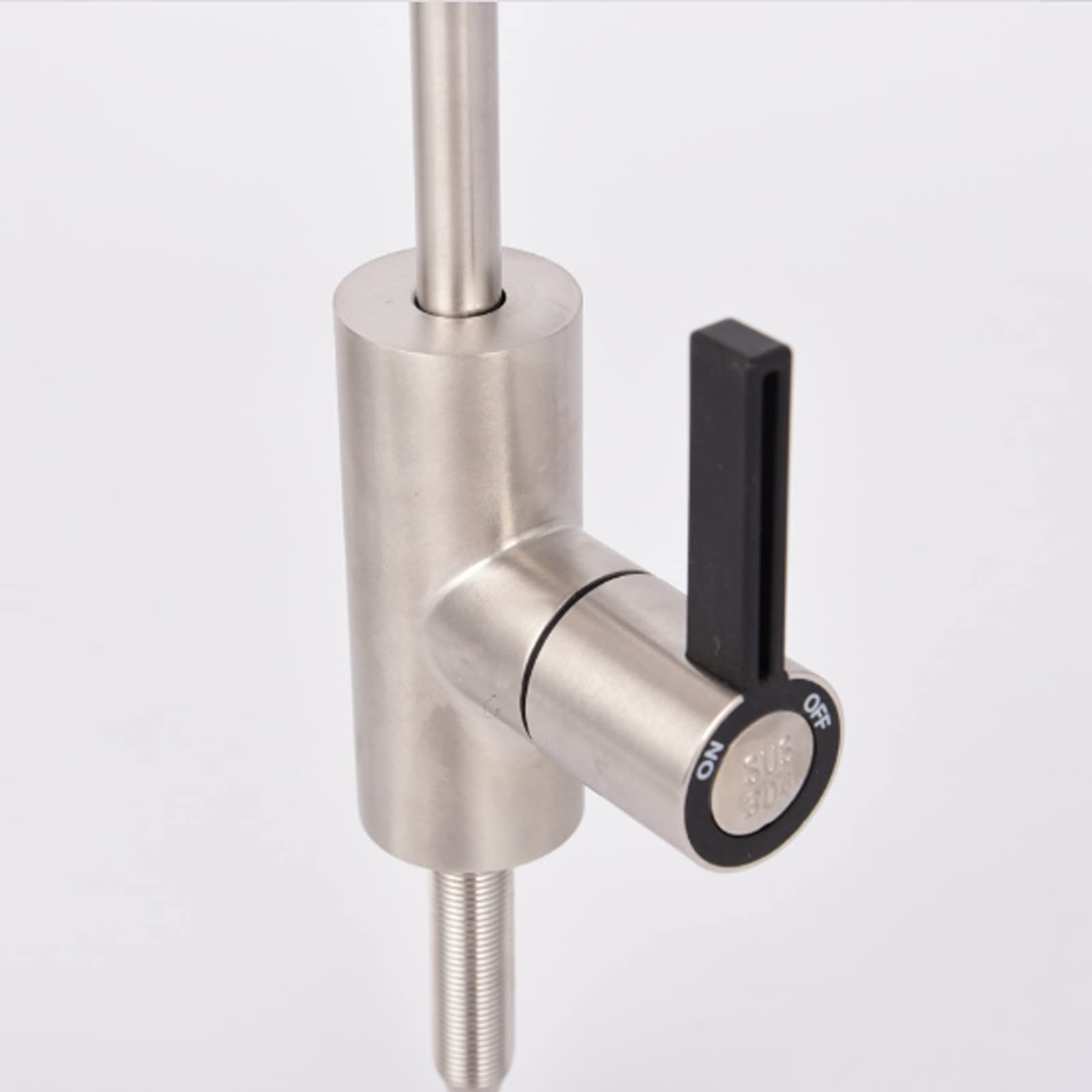 Grifo purificador de Agua, Grifo de Filtro de Agua Potable de Acero Inoxidable con diseño de Cuello de Cisne para Fregadero de Cocina, Acabado Cepillado para Agua Limpia.
