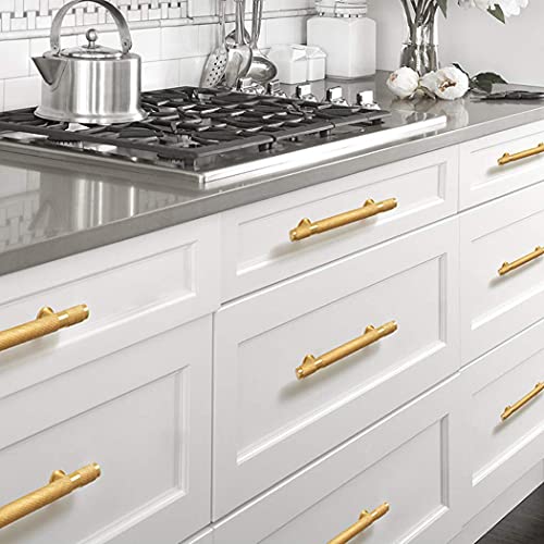 WYNWJ Zieht Griffe Griff, Massivkupfer Schrankgriffe Schrank Schrankgriffe Europäischer Stil Schubladengriff Möbelgriff 100% Reines Kupfer Gold/Hole Distance 160Mm - Image 8