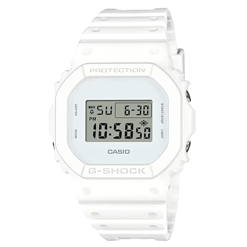 casio g shock digital watch (white)