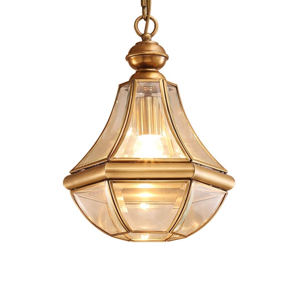 Lampe Suspendue Chandelier E27 Luminaire Maison Verre et Métal Simple