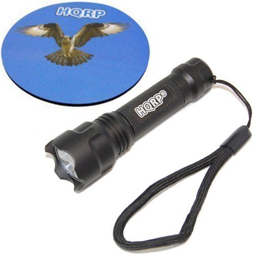 Hqrp Mini Led Flashlight/Pocket Torch For Walking In The Dark, Using On The Dark Stairs, Looking For Keys Cigarettes Lipstick In The Bag + Hqrp Coaster #TOP19