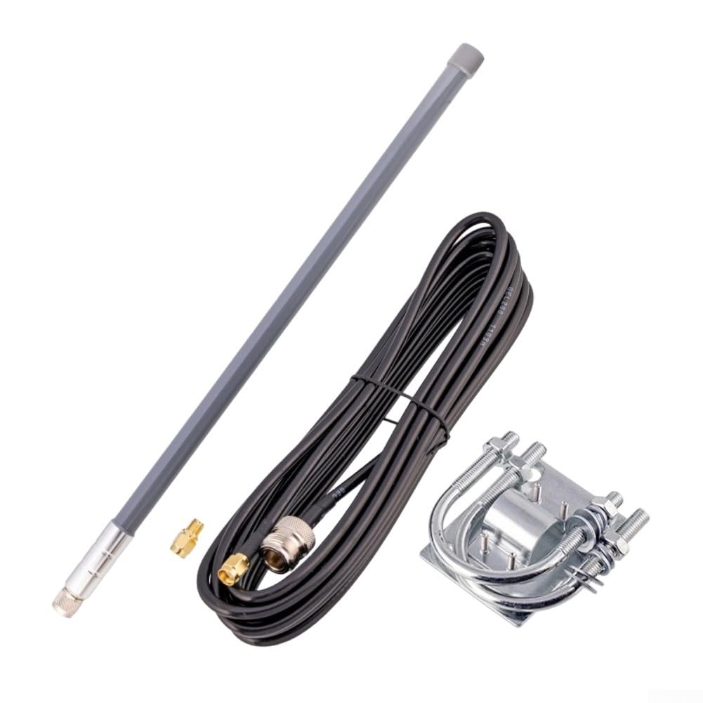Alto guadagno 8dBi per lorawan Antenna per HNT Miner per sensecap M1 SyncroBit - Fibra di vetro omnidirezionale 55cm con N Connettore Maschio EU868 US915