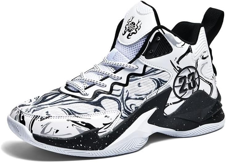 Zapatillas de baloncesto unisex altas con amortiguación y suela antideslizante