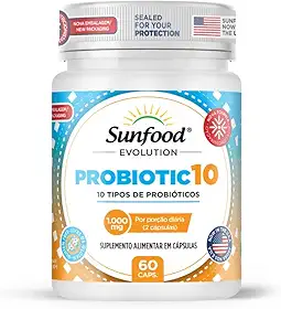 PROBIOTIC 10 1.000MG 60 CAPSULAS SUNFOOD EVOLUTION