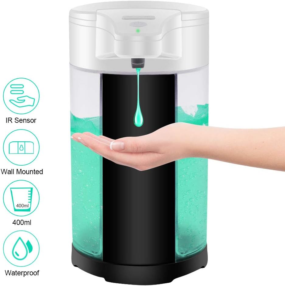 distributore di sapone a sensore per lavello da cucina