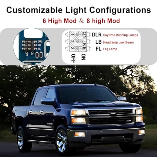 Módulo de luces personalizable para GM 2003-2007 miniatura 2
