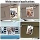 BOXOB 2stk Magnetische Foto-Sonnenblenden-Clips, 9x6cm 8x8cm Acryl Bilderrahmen Sonnenblende Personalisiert Auto-Bilderrahmen für Papa und Ehemann