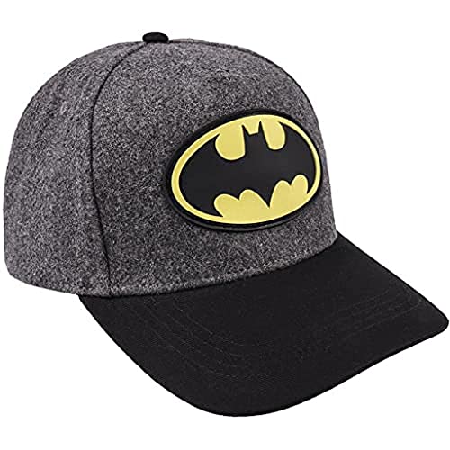 Batman 139873 Gorro, Gris/Negro, Talla única Unisex niños