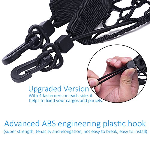 image for MICTUNING Upgraded 41 x 30 Inch Cargo Net Auto Trunk Rear Cargo Organi