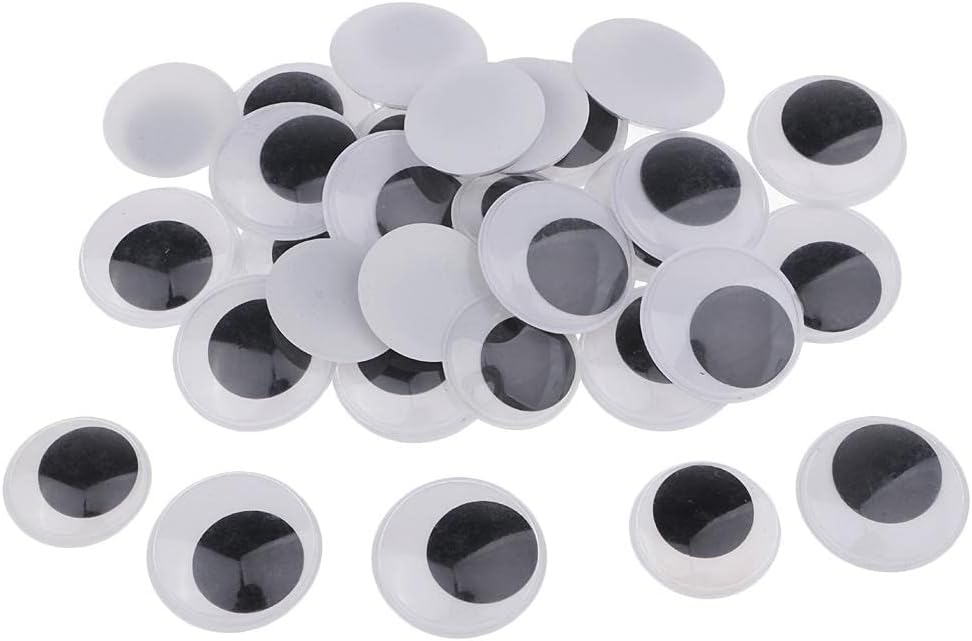 150 Pieces Wiggle Eyes DIY Toys Googly Eyes - Perfect for Scrapbooking and DIY Projects, Assorted Sizes and Styles - Great for Kids and Adults - Craft Making Supplies, Adornment