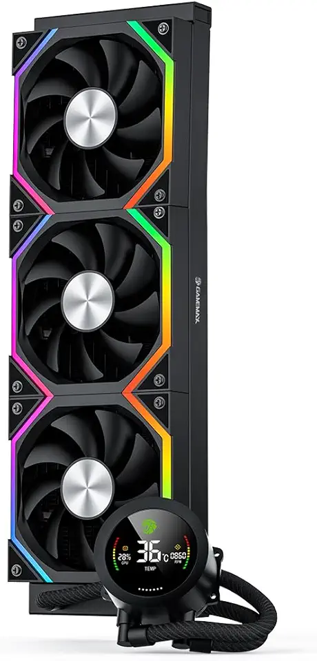 Water Cooler Digital Gamemax Ice Burg 360n2 Black