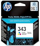 HP C8766EE 343 Original Ink Cartridge, Tri-Colour, Single Pack - Image 1