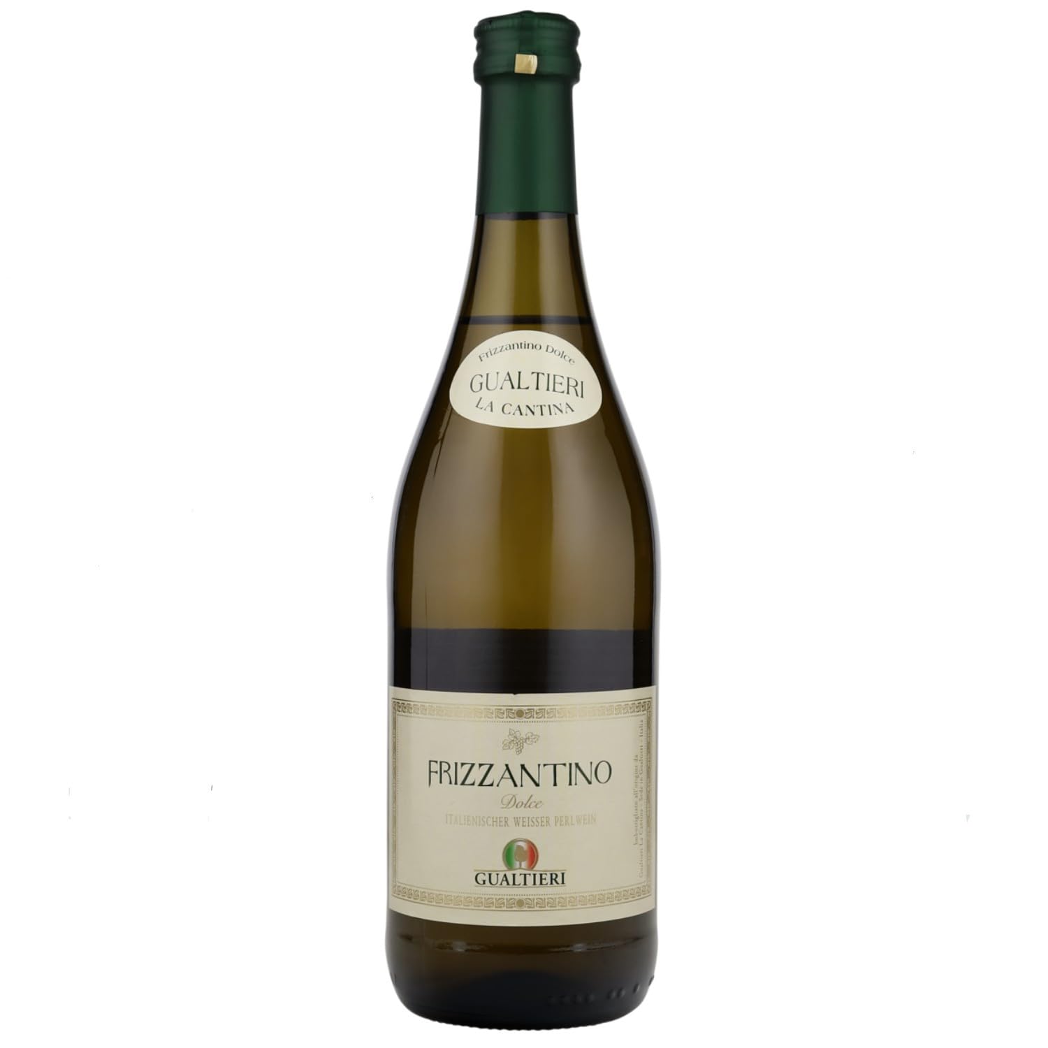 Gualtieri Frizzantino Bianco Dolce Weiss Perlwein Weisswein Italien inkl. FeinWert E-Book (12 x 0,75l)