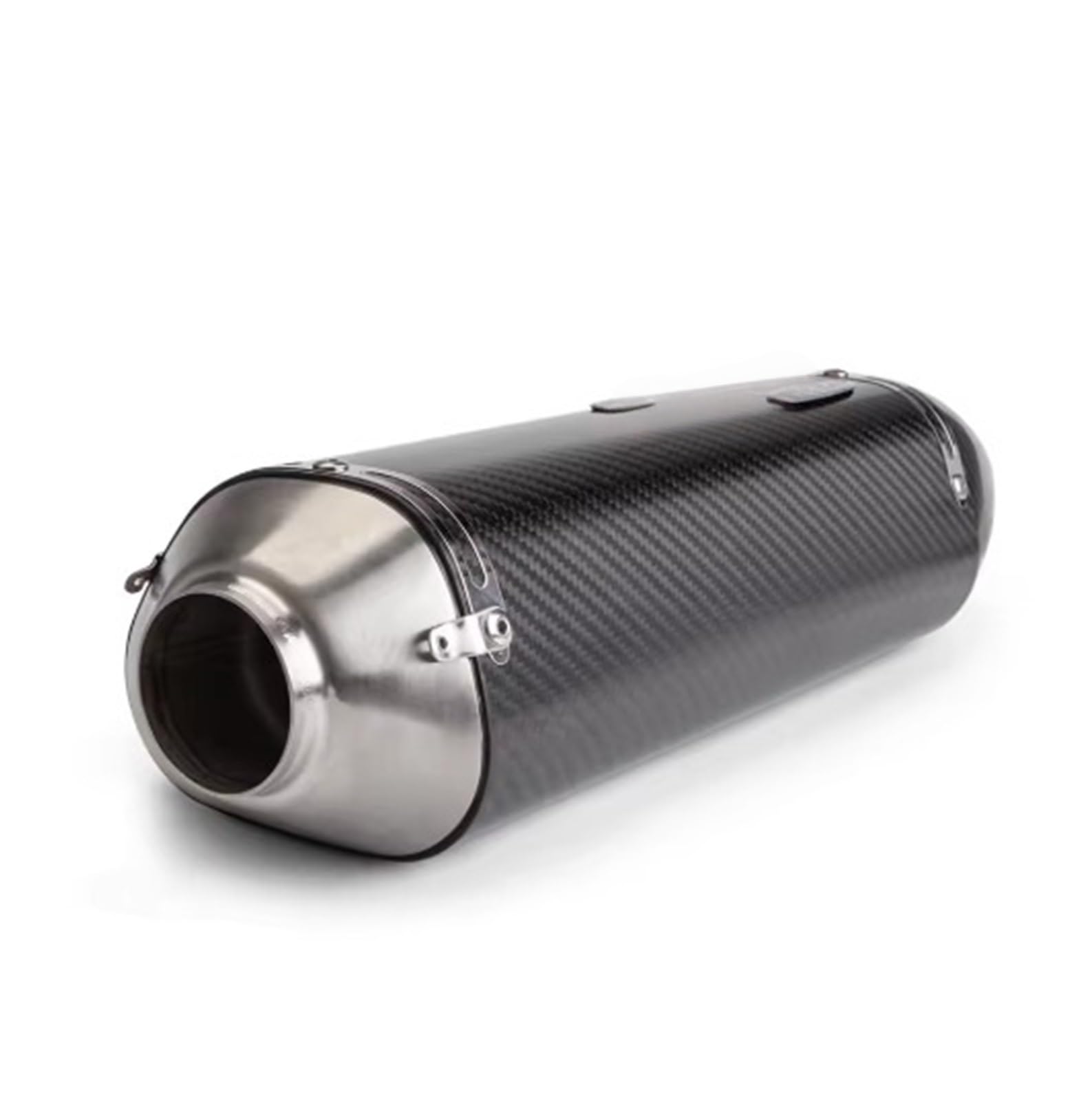 motocyklowy wydech 51mm Uniwersalny Tłumik Wydechowy Motocykla Carbon Pasuje Do GSX250 250SR MT07 RC390(H)