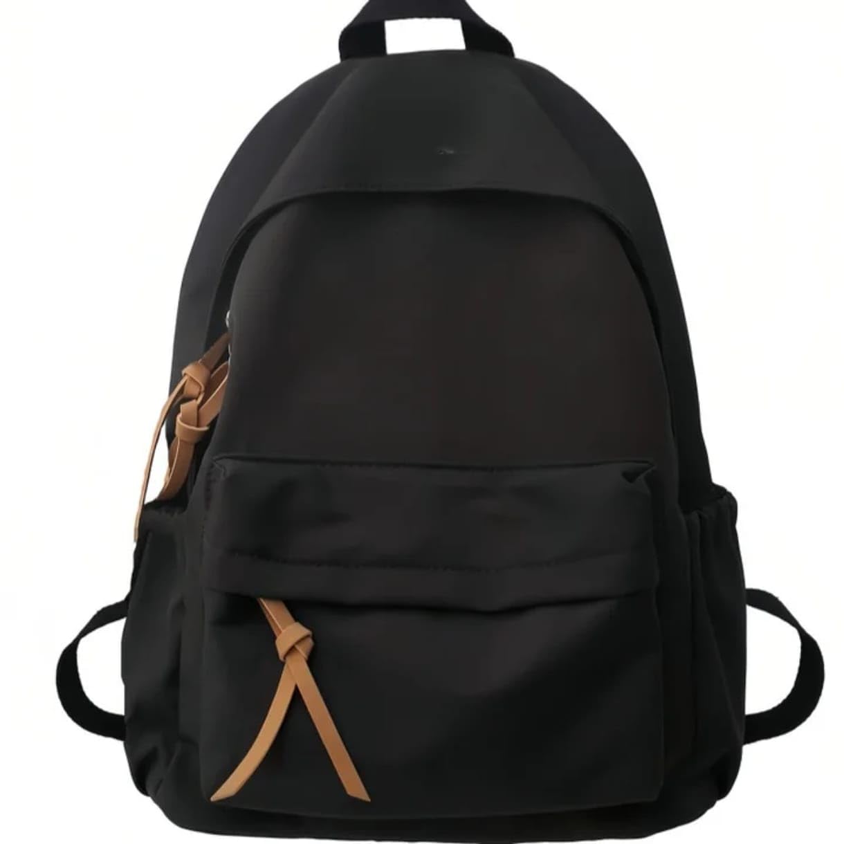 Stylish Backpack for Men & Women | Lightweight Casual Travel & College Bag | Minimal Design Daily Use Backpack (black)-image-43