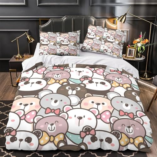 Housse de couette microfibre hypoallergénique ultra douce et résistante avec zip - 2