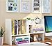 Expandable Wood Desktop Bookshelf Desktop Organizer Office Storage Rack Wood Display Shelf - Free Style Display True Natural Stand Shelf Rack Assemble