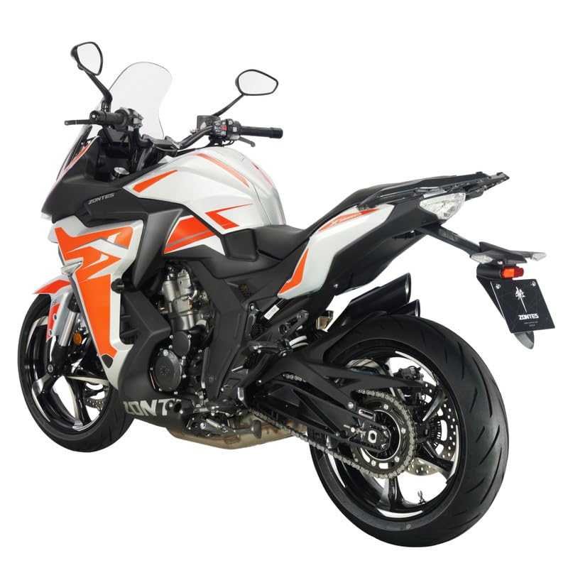 Image of Zontes 350XAlloy Wheel Orange Motorcycles /Bike Booking for Ex-Showroom Price