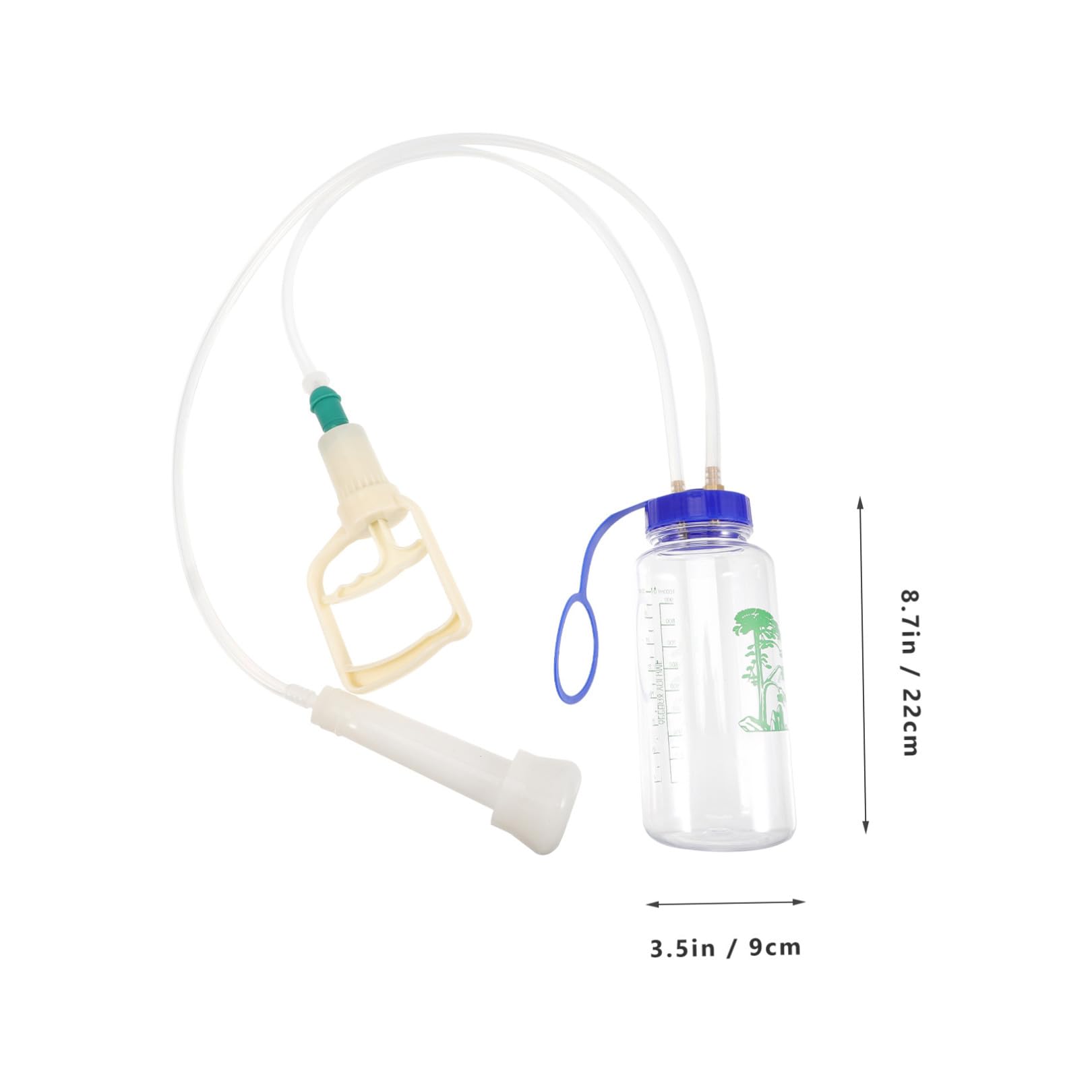 Luxshiny Mungitrice da Pecore Plastica per o e in Manuale Mucche Spazzola Pulizia in Metallo e Bottiglia , Facile Pulire di Allevamenti di Capre
