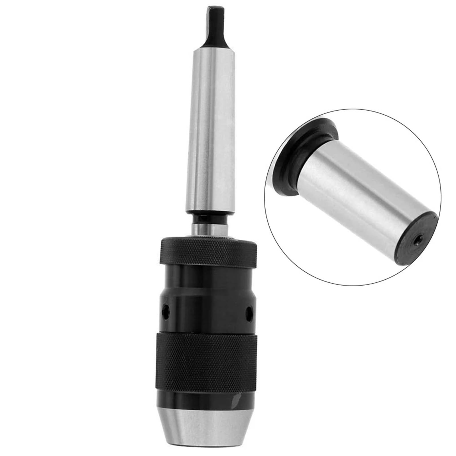 Mandrino Autoserrante For Trapano Da Tornio Senza Chiave, Capacità 1-16 Mm, In Acciaio Da 45 Libbre, Con Attacco Conico MT3-B18