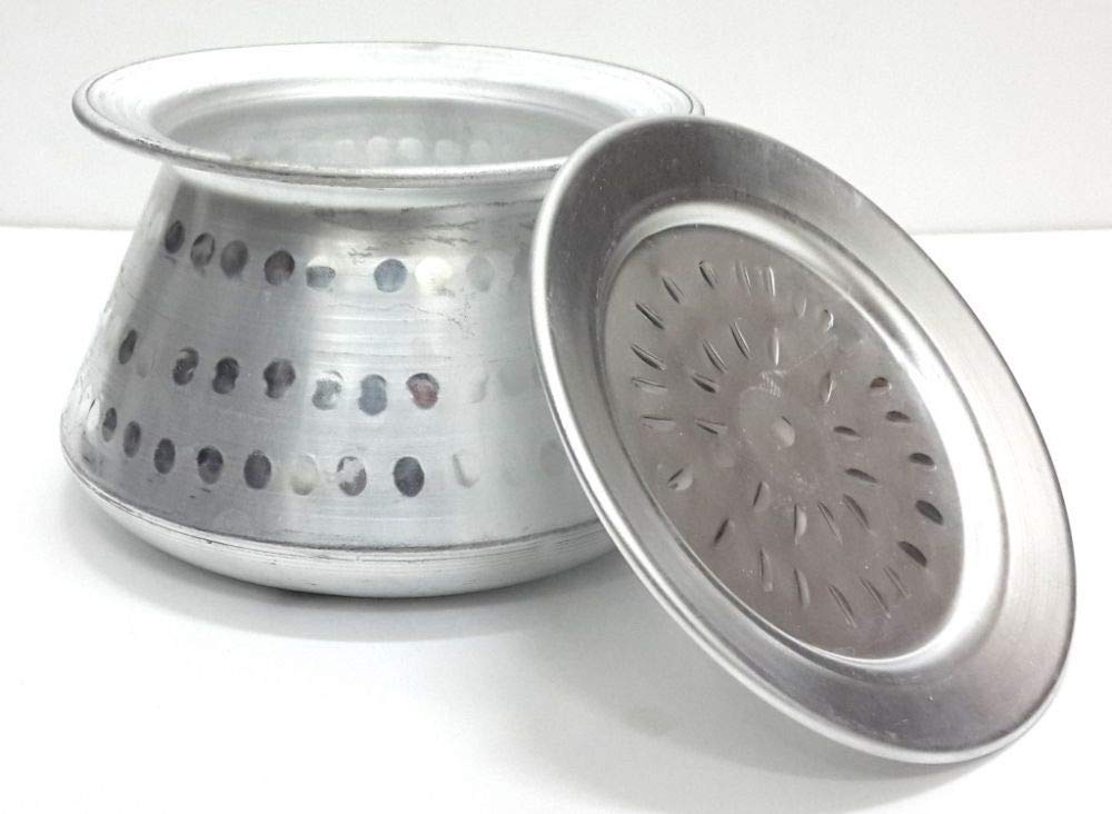 AYDA Hammered Aluminium Biryani Handi Hareesa Decorative Pot or Degra with Lid (13)