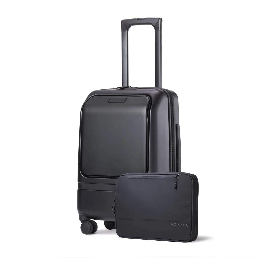NOMATIC Luggage- Carry-On Pro Luggage Perfect for 1-3 Day Trips, Hard Case Luggage for Men and Women, with Tech Case…