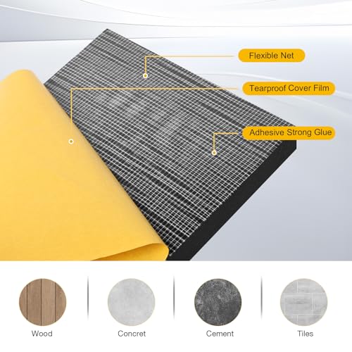 Aiqinu Paracolpi Portiere Auto 30Cm X 10Cm X 2Cm, 4 Pezzi Protezione Portiera Auto, Gommapiuma Adesiva Per Paraspigoli Muro Per Garage, Parcheggi - 5